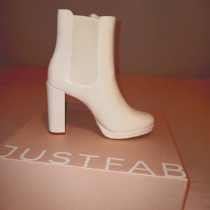 White Ankle Boots